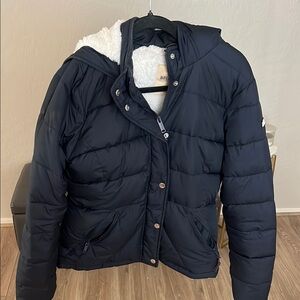 Women's Black Puffer Jacket